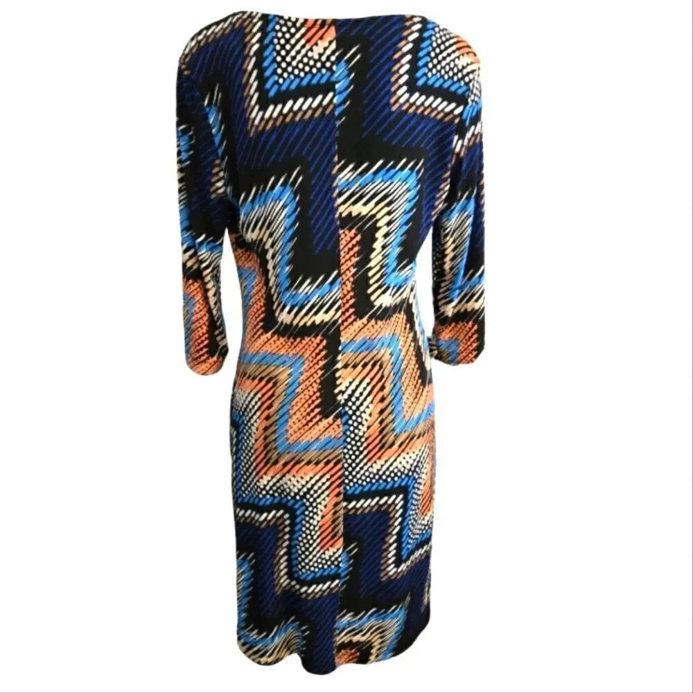 NET ALEX MIXED PATTERN DRESS SZ.L - Picture 2 of 4